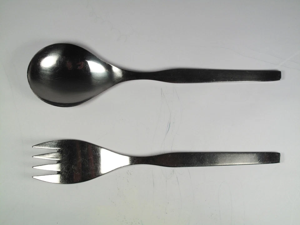 salatbesteck viners international 60er design vintage salad servers edelstahl - Bild 4 von 4