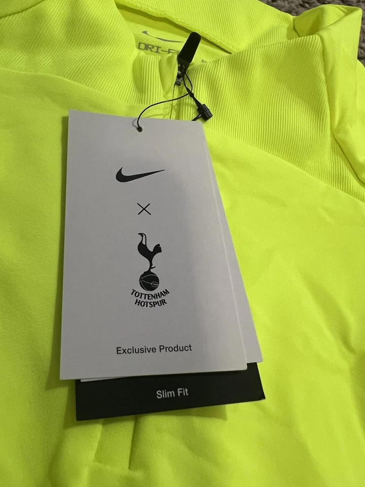 Camiseta deportiva Nike Tottenham Spurs para hombre 1/4 cremallera Strike Drill, DM2460-702, voltios, talla 2XL Foto 4 de 4