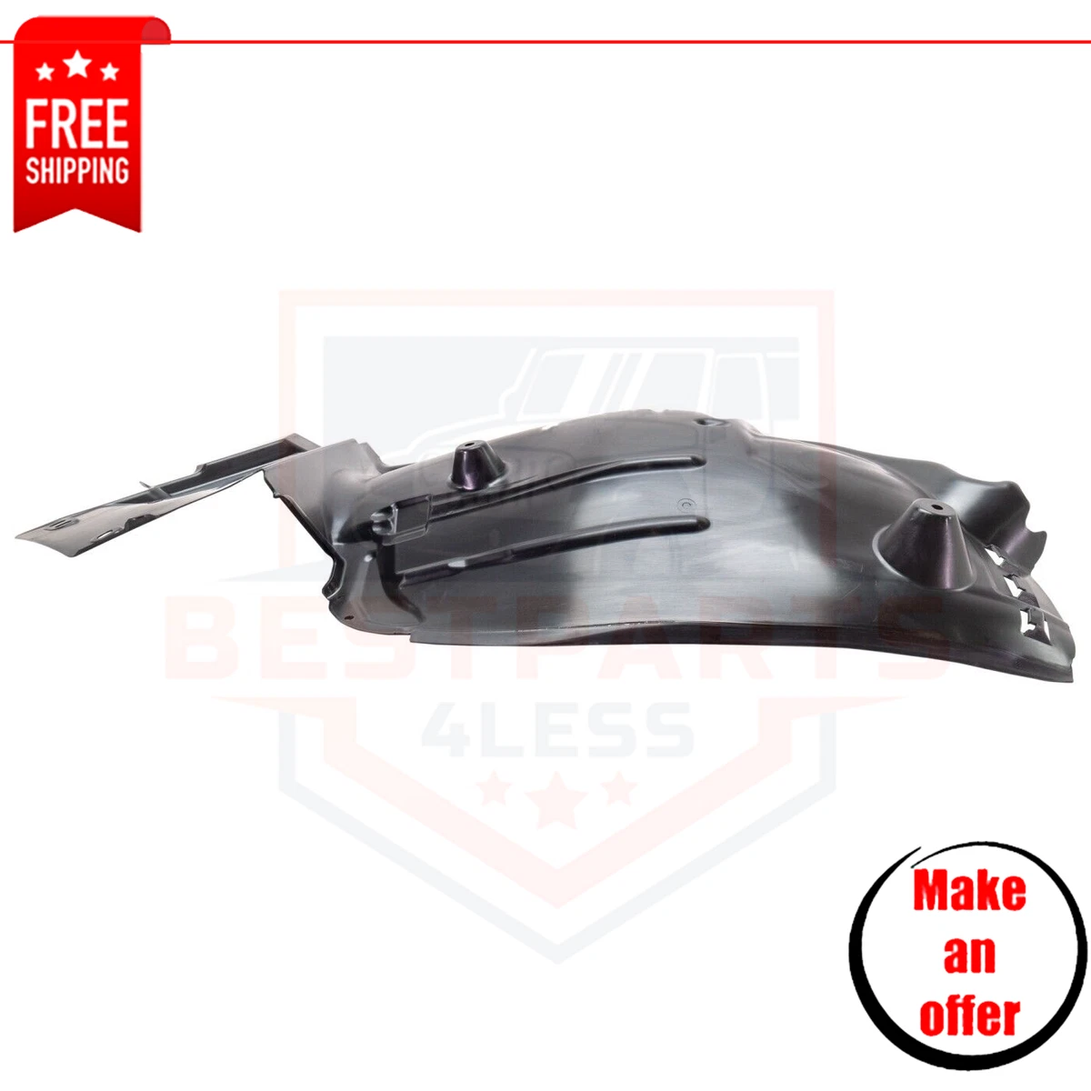 Rear Fender Liners MB1249195 right side for 2018-2021 Mercedes 