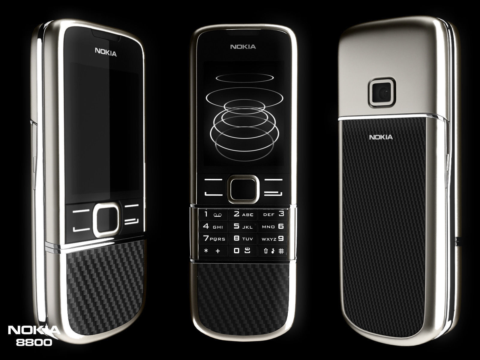 Nokia 8800 Carbon Arte: Với màn hình rộng và độ phân giải cao, Nokia 8800 Carbon Arte mang đến cho người dùng trải nghiệm xem phim và chơi game tuyệt vời. Chất lượng âm thanh cũng được cải tiến để đáp ứng nhu cầu giải trí của mọi người. Hãy xem ảnh để cảm nhận sự thỏa mãn khi sử dụng Nokia 8800 Carbon Arte.