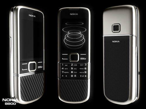 Nokia 8800 Carbon Arte Black 8800e 3G UMTS 2100 3MP Bluetooth 4GB Mobile phone - Afbeelding 1 van 10