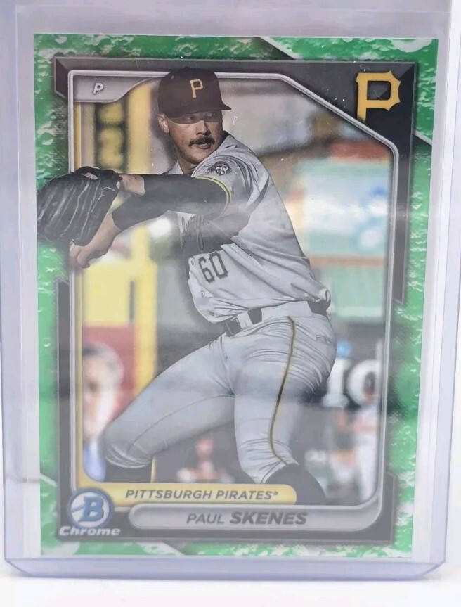 2024 Bowman #BCP-125 Paul Skenes Chrome Prospects Lunar Glow Refractors