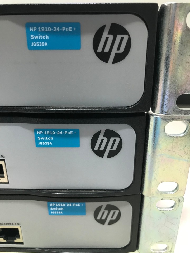 LOT OF 3 HP OfficeConnect JG539A 191024PoE+ 24PORT