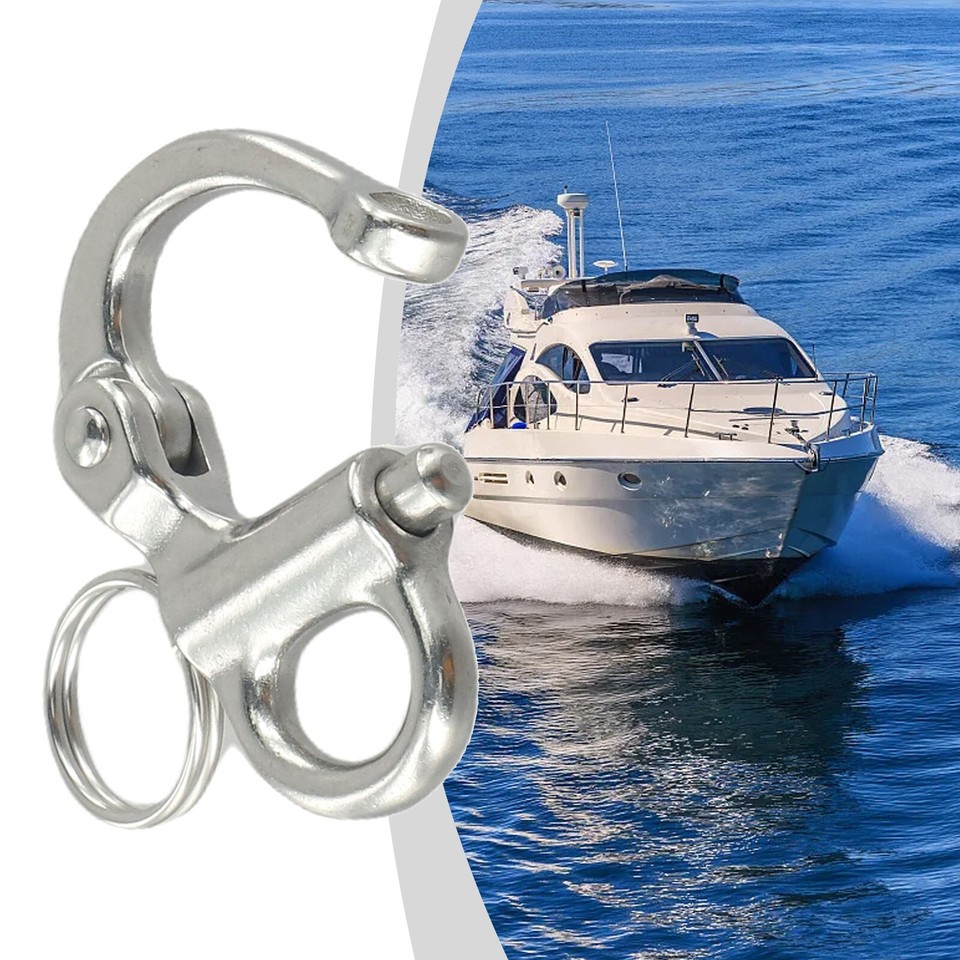 Stainless Quick Release Boat Anchor Chain/Eye Shackle Swivel Hook Snap