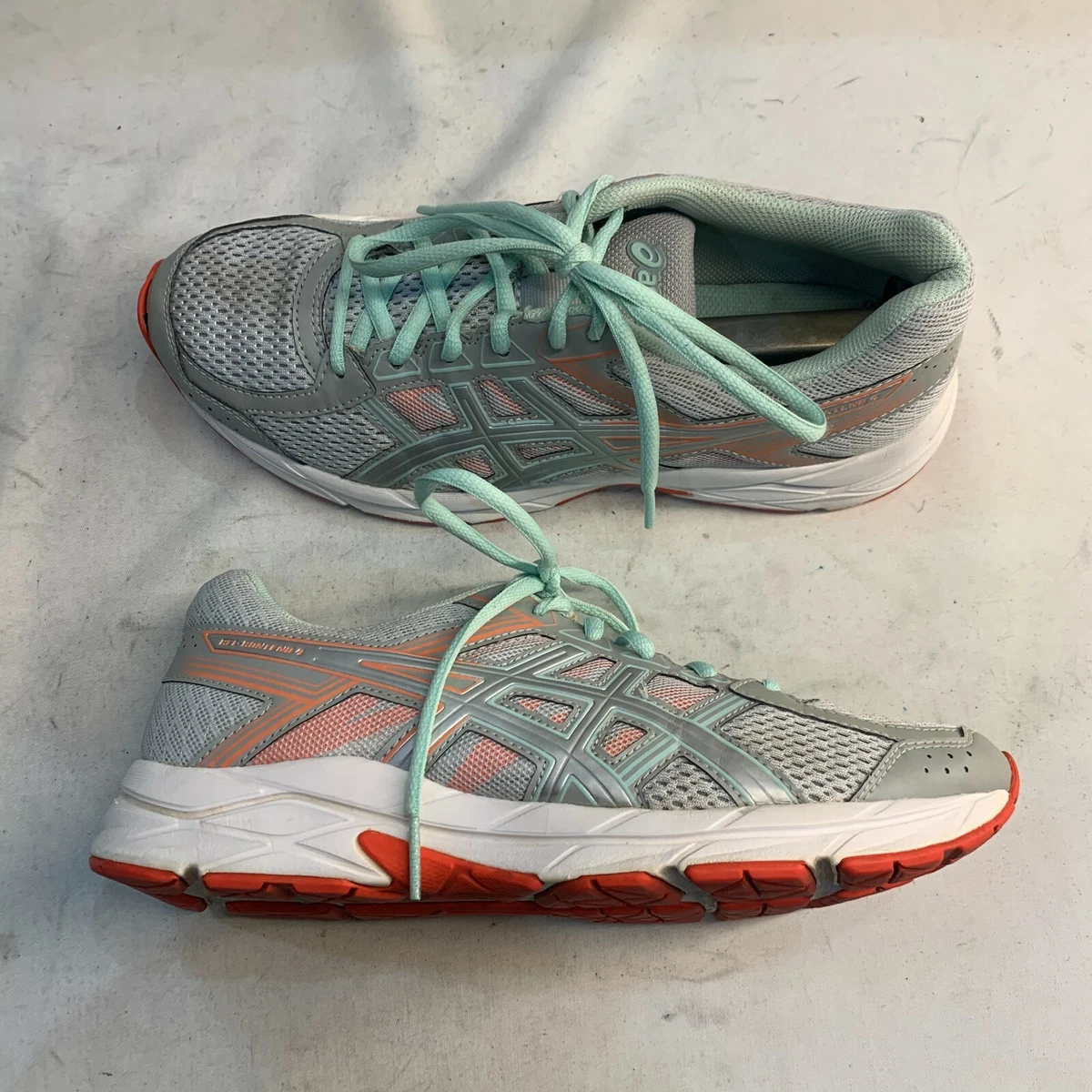 Asics Womens Gel Contend 4 Ortholite Running Shoes Multicolor Size