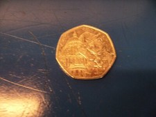 Paddington at St Paul's Cathedral '50p' Fifty pence coin. 2019. Good Condition.