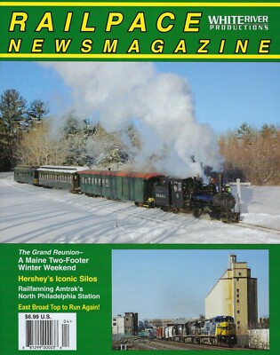 RAILPACE NEWSMAGAZINE, Apr 2020, ALL-COLOR, Focuses on RRs of the NORTHEAST, NEW