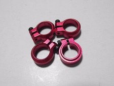Kyosho Optima 2016 12mm red alloy shock clamp set