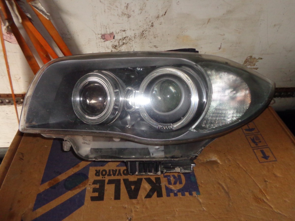 2009 BMW 1 SERIES NS PASSENGER LEFT XENON HEADLIGHT & MODULE 