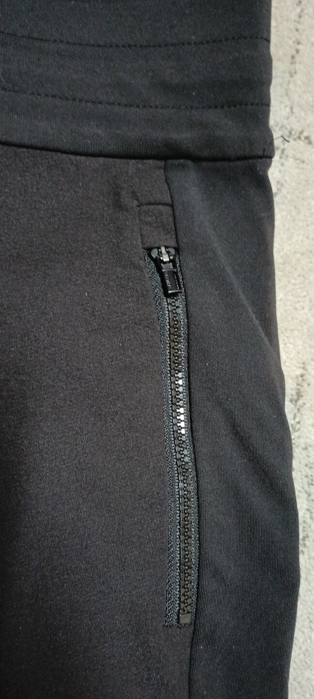 Athleta Pants Women 6 Black Spandex Zip Pockets Stretch Casual RN 54023