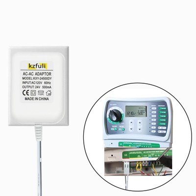 24V500mA AC Power Adapter is with The Rain Bird UT1 SST Series Irigation Time...