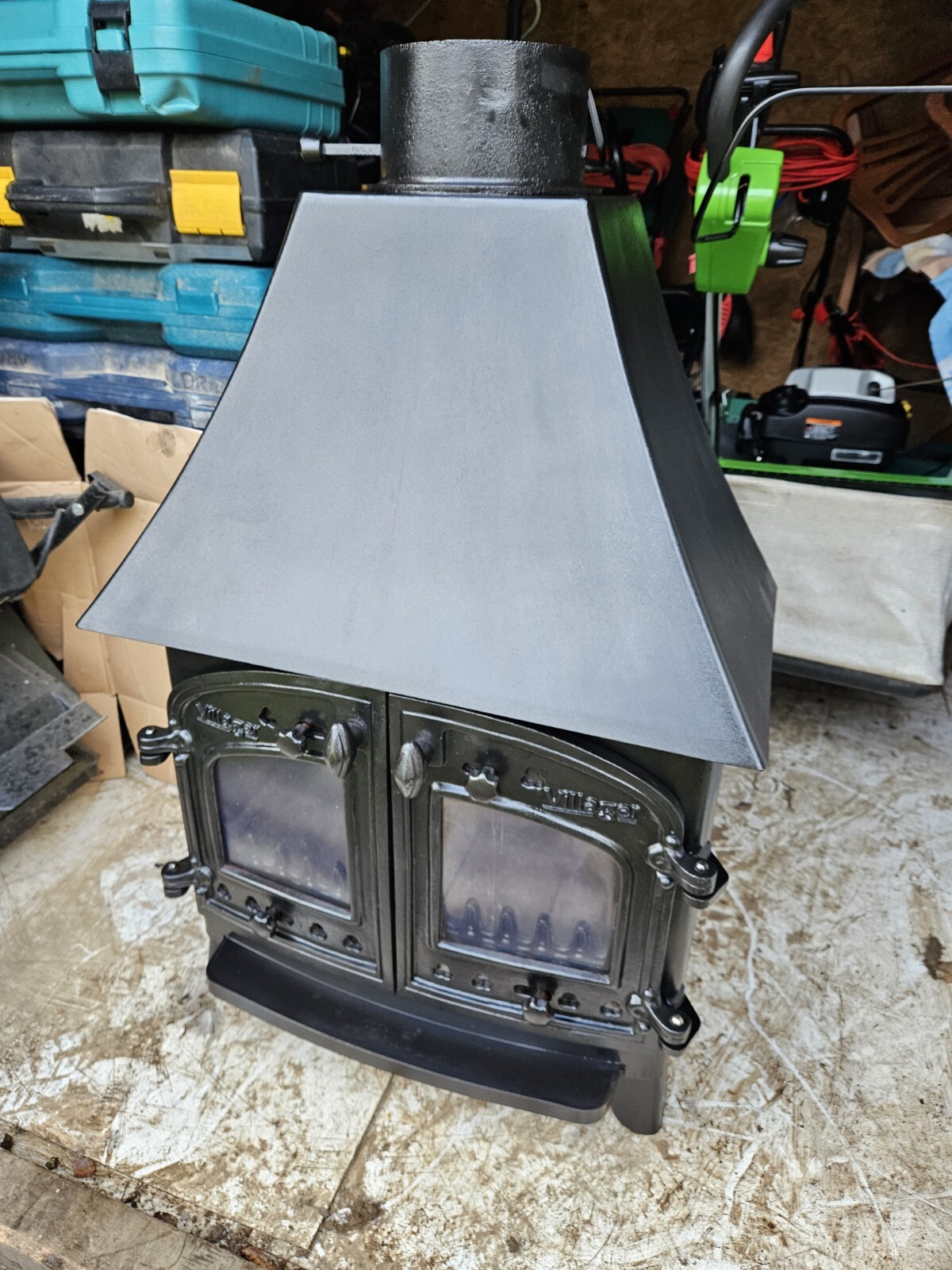 Villager Wood Burner Wood Burning Stove Fire Log Burner eBay