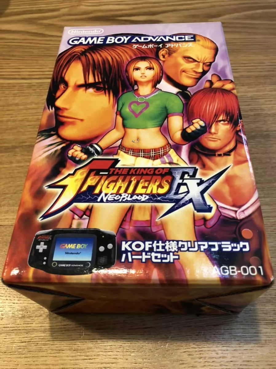 GBA The King of Fighters EX Neo Blood Advance Set KOF Spec Clear Black  Japan F/S