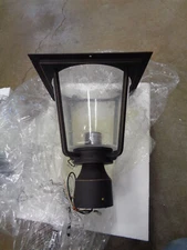 New Park Harbor Ivy Cottage Outdoor Post Lamp Oil Rubbed Bronze PHEL1303ORB