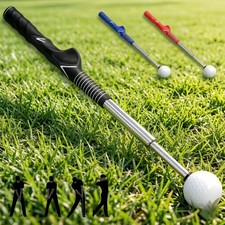New model Golf vibrating and extendable golf swing practice stick