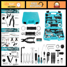 41-Piece Bike Repair Tool Kit with Storage Box - Mountain Road Bicycle Mainten
