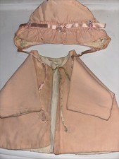 Vintage Baby Jacket And Bonnet By Hollywood Needle Craft Early 1940 s Or 50 s
