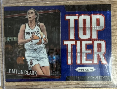 #ad 2025 Panini Prizm Caitlin Clark Top Tier Insert Blue Pulsar Prizm 199 $199.99