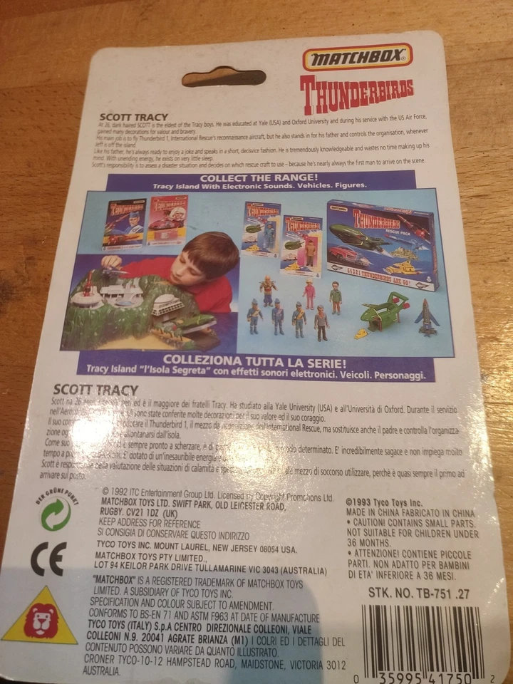 Matchbox, Thunderbirds, Scott Tracy, De 1992 - Photo 2/3