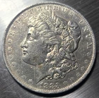 1883 O Morgan Dollar AU About Uncirculated 90% Silver $1 US Coin Collectible
