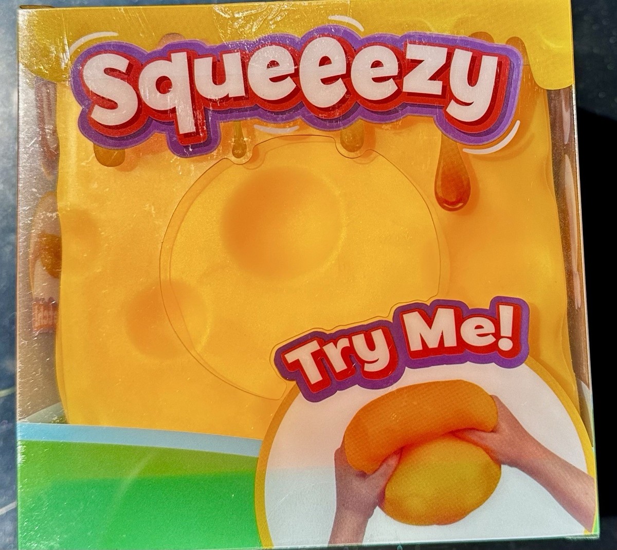 Sunny Days Jumbo Squeeezy Cheese - Cheese Squishy Toy, Stress