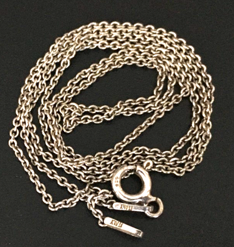 Miabella Italian 925 Sterling Silver Solid 2mm Round Box Chain Necklace for Women Men, Made in Italy (rhodium-plated-silver, Length 20 Inches