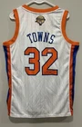 Karl Anthony Towns Signed New York Knicks NBA FINALS Jersey Autographed JSA COA