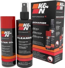Air Filter Cleaning Kit: Aerosol Filter Cleaner and Oil Kit; Restores Engine Air