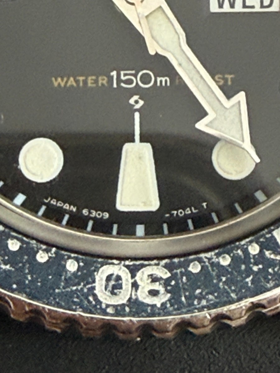 Vintage Seiko 6309-7040 Turtle Diver Fully Serviced, Dial Arabic