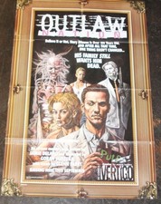 Outlaw Nation 2000 Vertigo DC Comics Promo Poster Delano & Fabry 22 x 34"