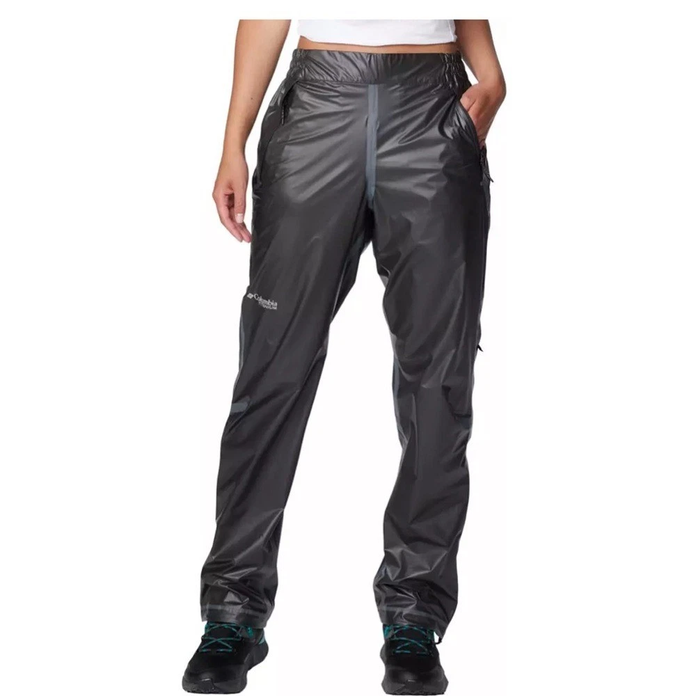 Columbia Titanium Women's OutDry Extreme Black Wildwood Rain Pants NWT 2X