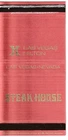 Steak House Restaurant Matchbox Cover Las Vegas Hilton icmsc5