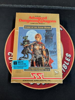 Advanced Dungeons & Dragons Forgotten Realms Curse of The Azure Bonds IBM PC