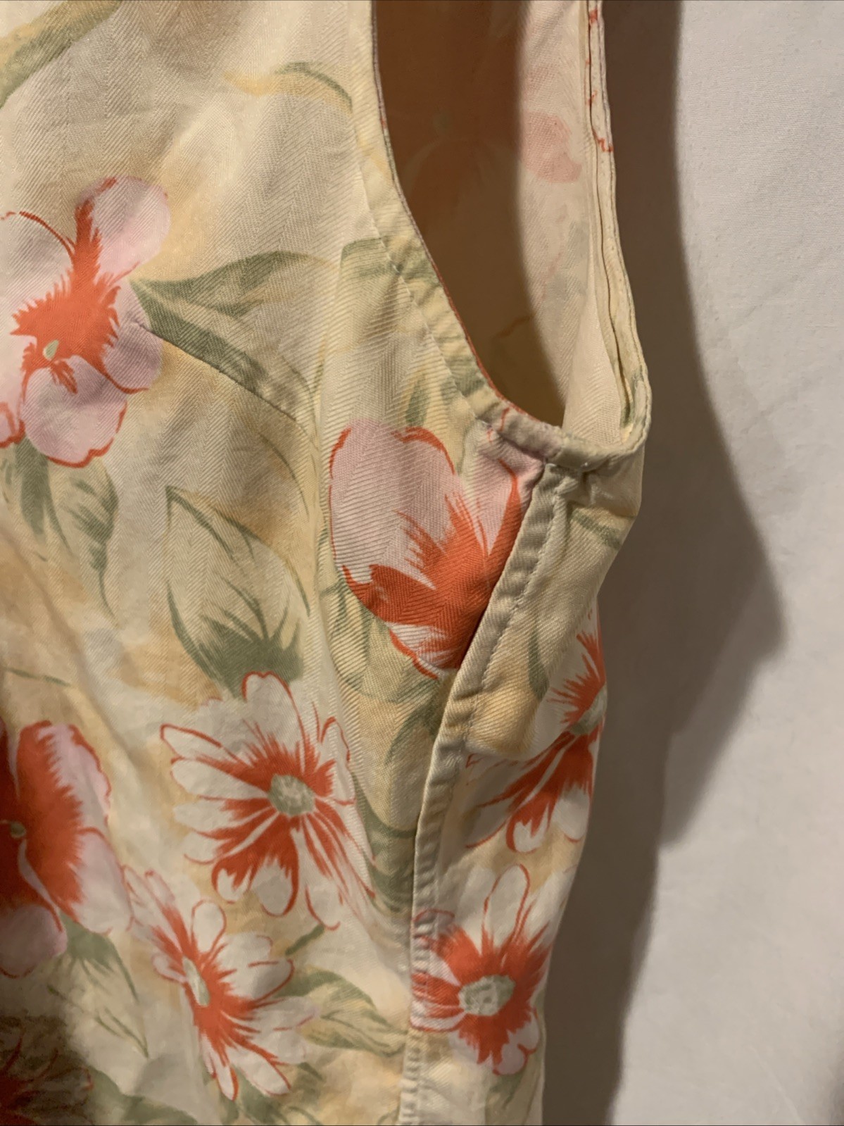 PINEAPPLE MOON SZ Small BUTTON DOWN SLEEVELESS 10… - image 5