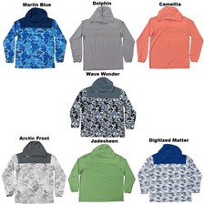 Habit Mens Valley Trail Hooded Upf 50 Relaxed Fit Performance Layer