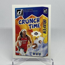 Kiki Iriafen 2025 Donruss Crunch Time #20 Rookie Card (RC) Washington Mystics