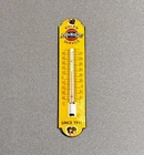 VINTAGE 12” CHEVY CHEVROLET PORCELAIN THERMOMETER SIGN CAR GAS OIL MOTORCYCLE