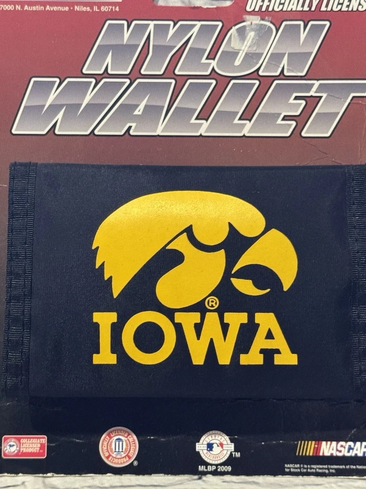 Iowa Hawkeyes Nylon Trifold Wallet - Image 2 of 3