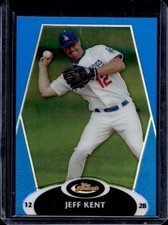 2008 Topps Finest Jeff Kent Refractor Blue #/299 Dodgers