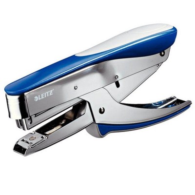 LEITZ Heftzange 5548 blau-metallic, 1 St.