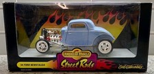Ertl 1/18 scale 1934 Ford Newstalgia Blue Street Rod Boxed