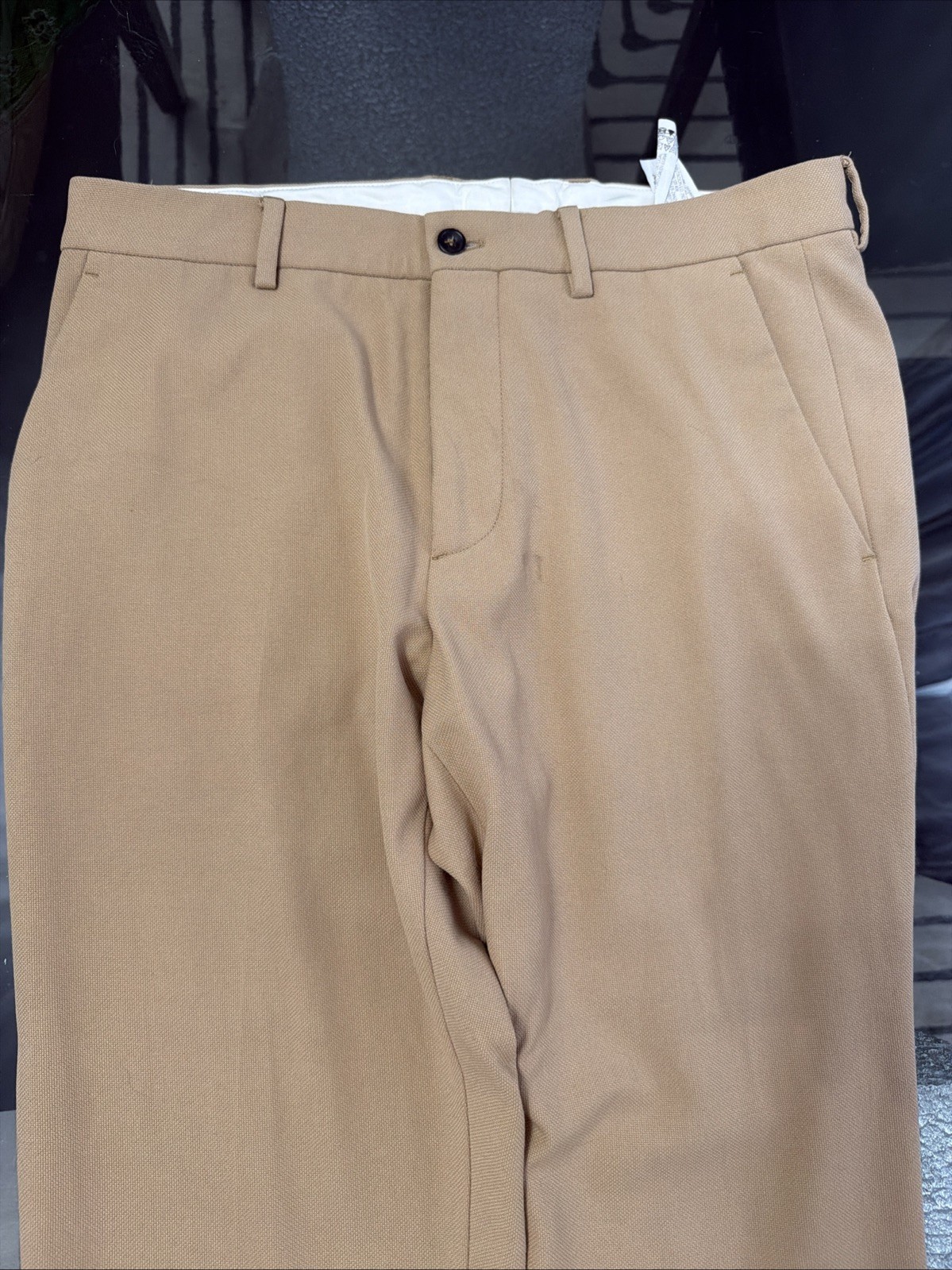 Zara Mens Dress Pants Size 31 Tan Color thumbnail 3