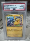 Pokémon TCG  Pikachu SVP 190 World Championship 2024 Promo Bonus Card PSA 10