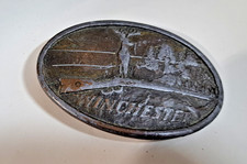 Vtg 1970s Winchester Belt Buckle Gun Manufacturer XR-77 Indiana Metal Craft