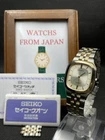 [Near Mint] Vintage SEIKO DOLCE 8J41-0AA0 Silver Gold Quartz Men's JAPAN