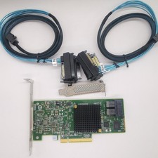 LSI 9300-8i 12Gbps SAS SATA IT mode ZFS FreeNAS unRAID 2 8643-8482 SAS Cable US