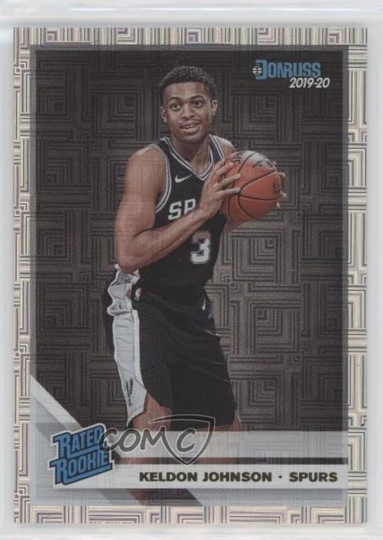 2019-20 Panini Donruss Rated Rookie Infinite Keldon Johnson #227 0xd1