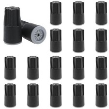 20pcs Waterproof Wire Connector, Outdoor Cap Nuts for 8 to 22 Black