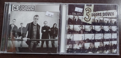 3 Doors Down 2 CD Lot The Better Life Self-Titled Kryptonite Brad Arnold Three