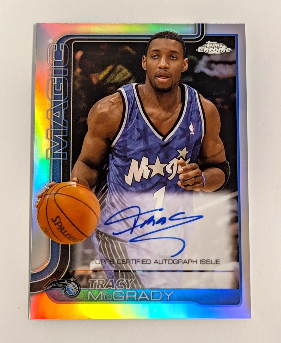 Tracy mcgrady t-mac auto 直筆　オート　99シリ 25+ Tracy McGrady Basketball Original Autographed Sports Trading